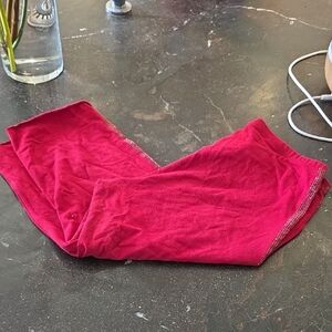 Monnalisa 10 Kids Stretch Leggings - Magenta Pink Summer